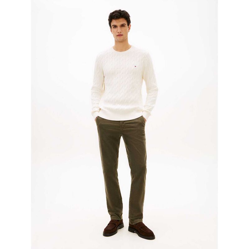 Tommy Hilfiger Classic Cotton Cable Crew Neck image number 3